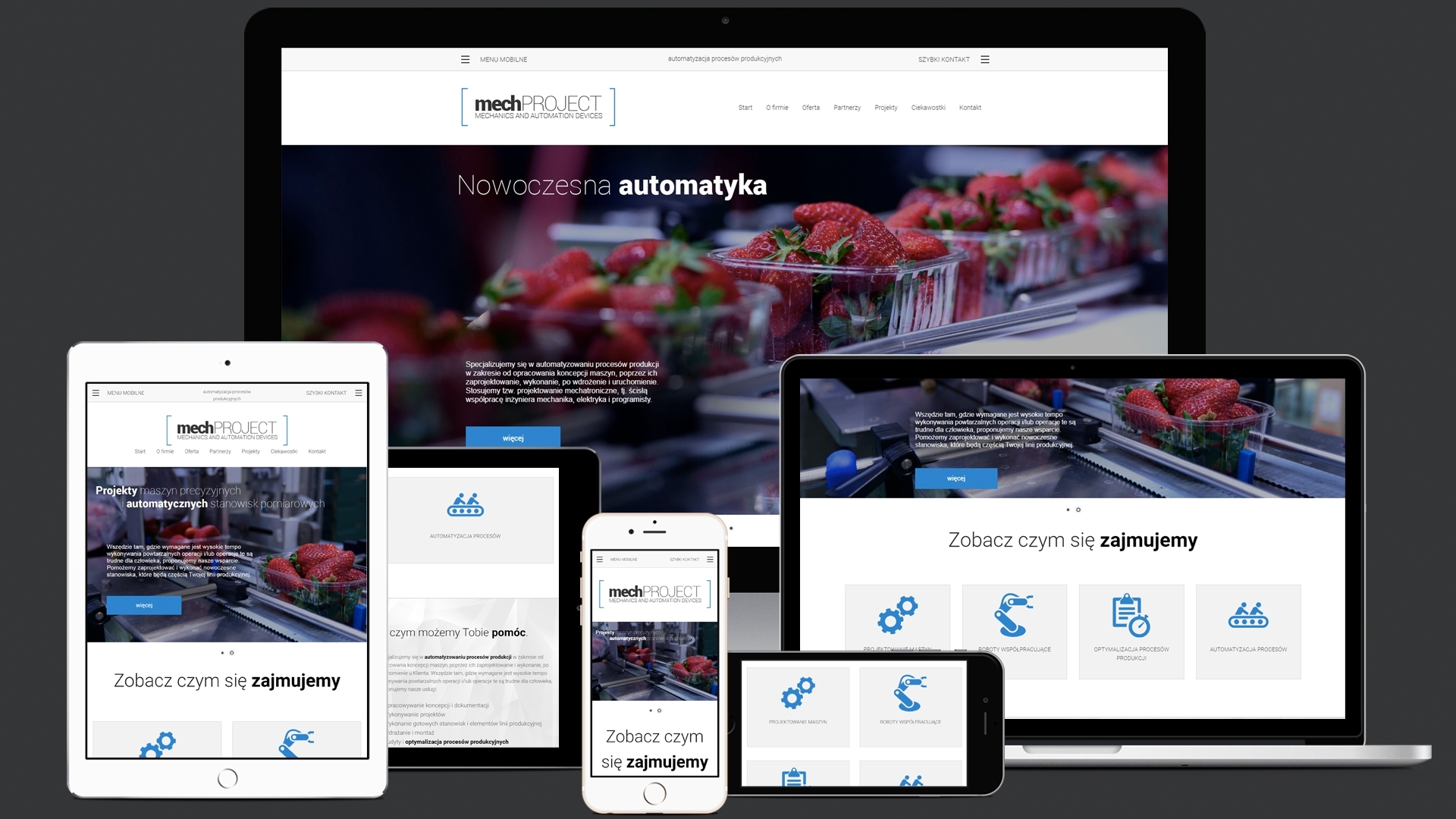 Strona internetowa dla MechProject